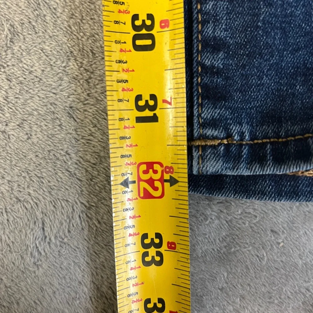 Lucky Brand 412 Athletic Slim Blue Jeans 36x32 (Meas. 39x32) Dark Wash 7MSC006